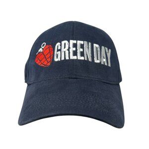 Green Day Grenade Heart Logo Baseball Hat Cap Band Concert Tour Merch Official